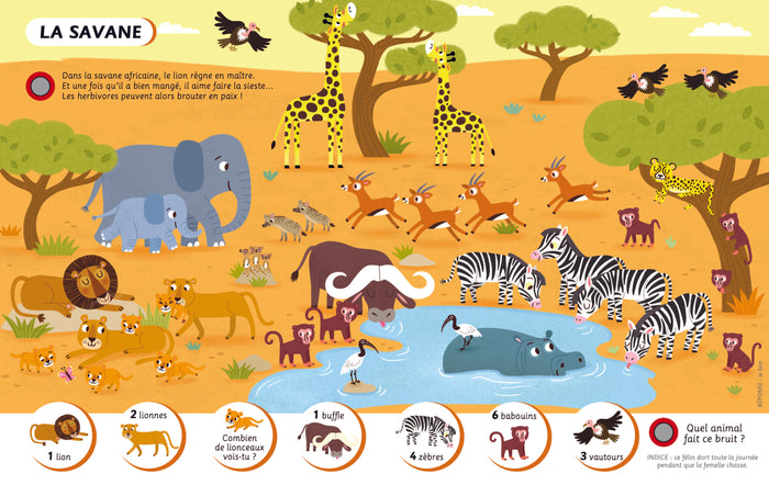 Ecoute et trouve les animaux