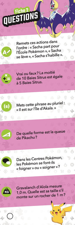 Je rentre en CE1 avec Pokémon 6/7 ans