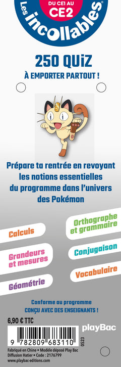 Je rentre en CE2 avec Pokémon