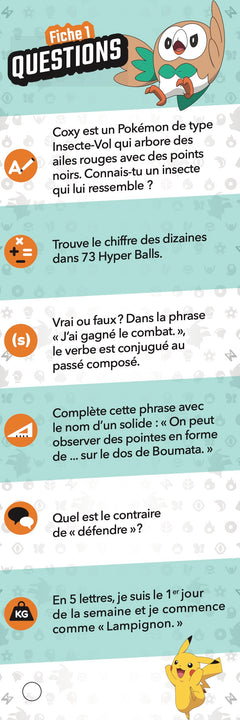 Je rentre en CE2 avec Pokémon