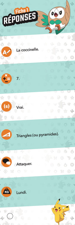 Je rentre en CE2 avec Pokémon