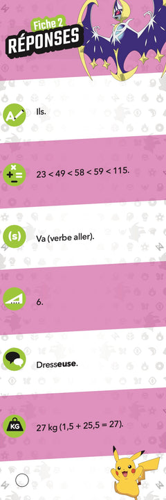 Les incollables - Je rentre en CM2 avec Pokémon