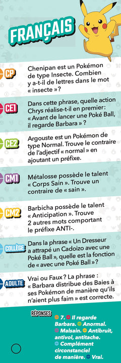 Quiz Famille Pokémon