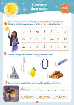 Disney - Wish - De la Grande Section au CP - Cahier de vacances 2025