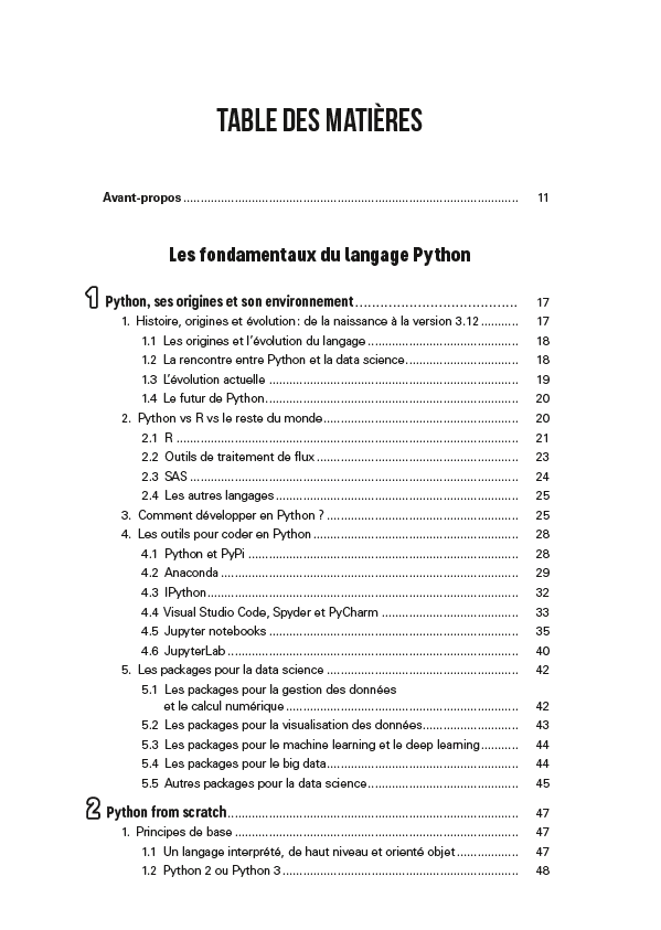 Python pour le data scientist - 3e éd.