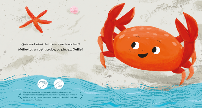 Ma petite histoire à mimer - Clac, clac, petit crabe !