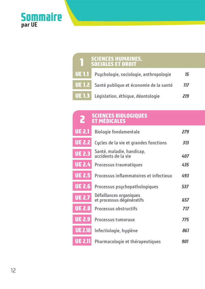 Tout le Diplôme Infirmier en fiches mémos - DEI - UE 1.1 à 6.2 - IFSI - Entrainement révision 3e Ed