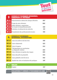 Tout le Diplôme Infirmier en fiches mémos - DEI - UE 1.1 à 6.2 - IFSI - Entrainement révision 3e Ed