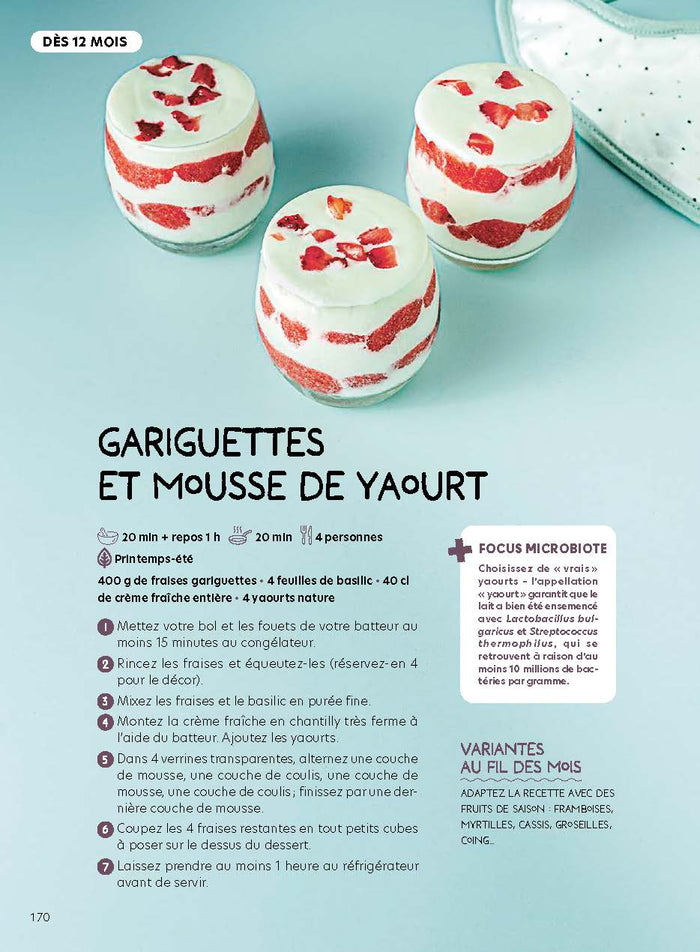 Le grand livre des recettes de mon bébé