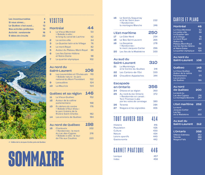 Québec et Ontario Guide Evasion