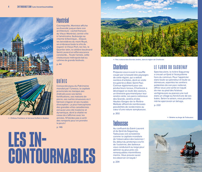 Québec et Ontario Guide Evasion