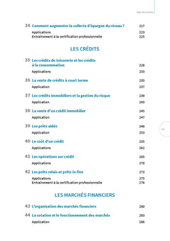 Techniques bancaires 2024