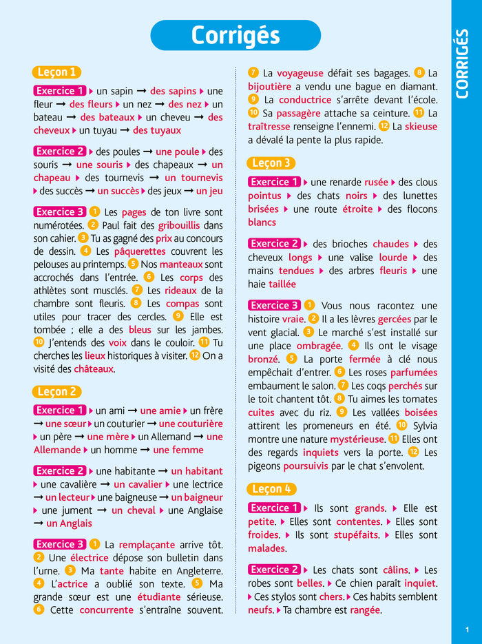 Bled Cahier d'orthographe CM1
