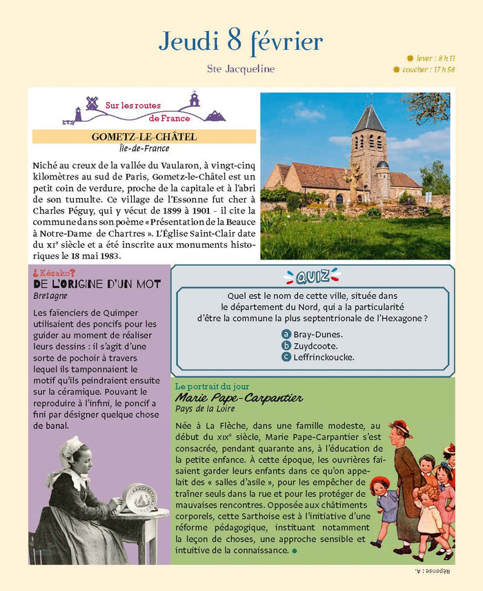 L'almanach des régions 2024