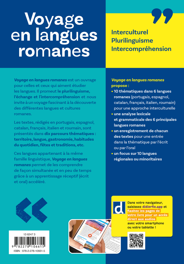 Voyage en langues romanes