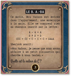 Défis et énigmes de Sherlock