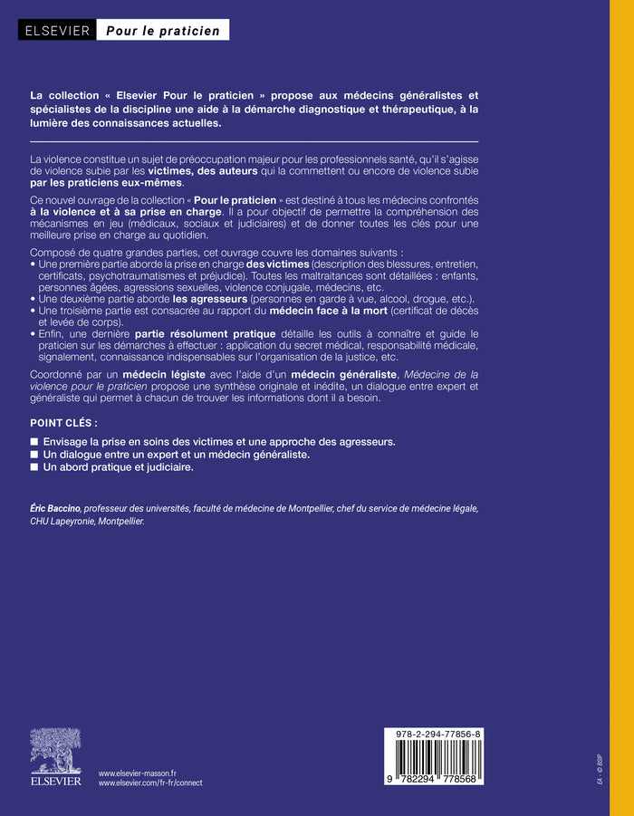 Médecine de la violence pour le praticien