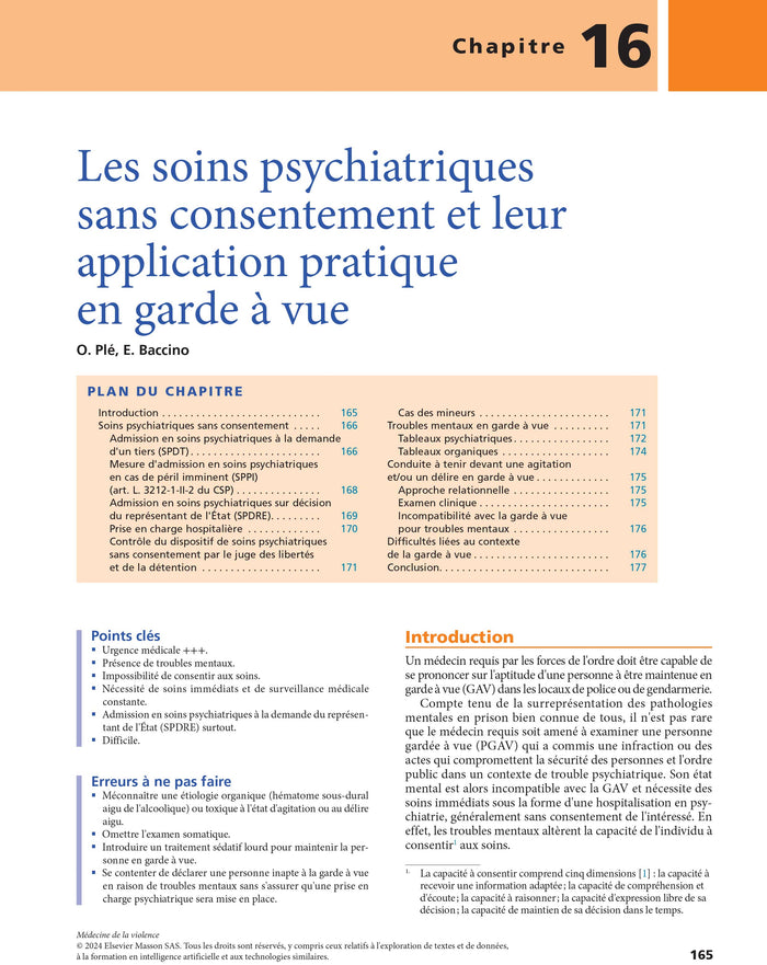 Médecine de la violence pour le praticien