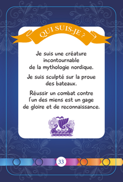 Secrets d'histoire junior - Jeu des 7 familles, Spécial Mythologie, et Qui suis-je ?