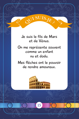 Secrets d'histoire junior - Jeu des 7 familles, Spécial Mythologie, et Qui suis-je ?