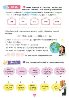 Les Sisters - Mon cahier de vacances 2025 - Du CE2 au CM1