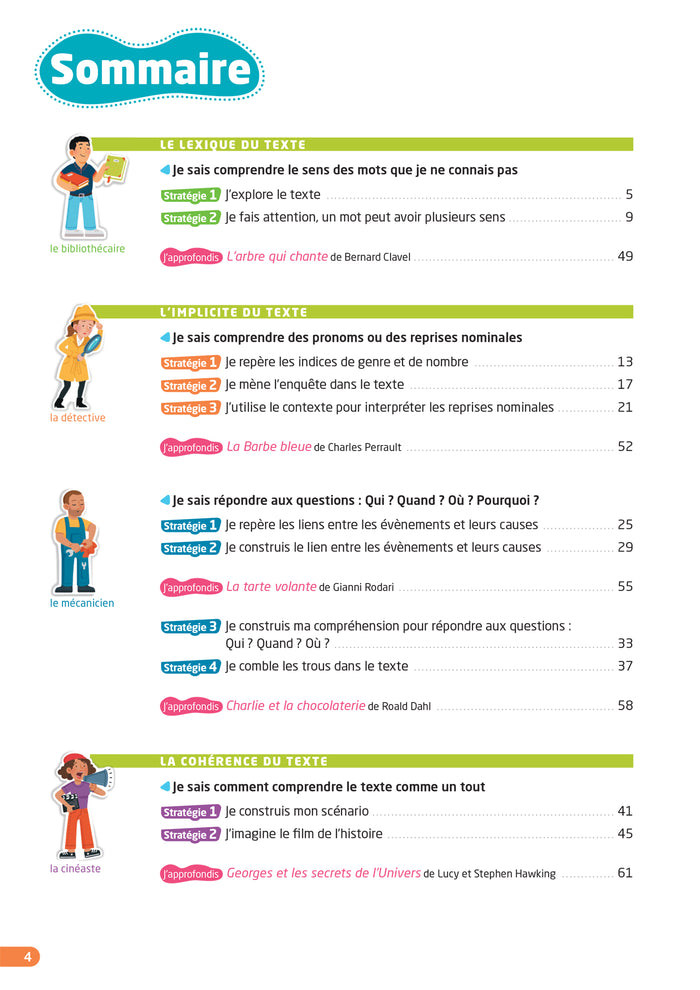 Des stratégies pour lire et comprendre des textes narratifs CM