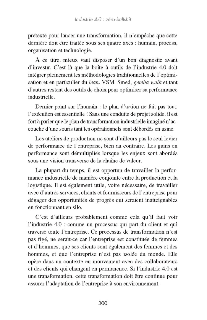 Industrie 4.0 : zéro bullshit