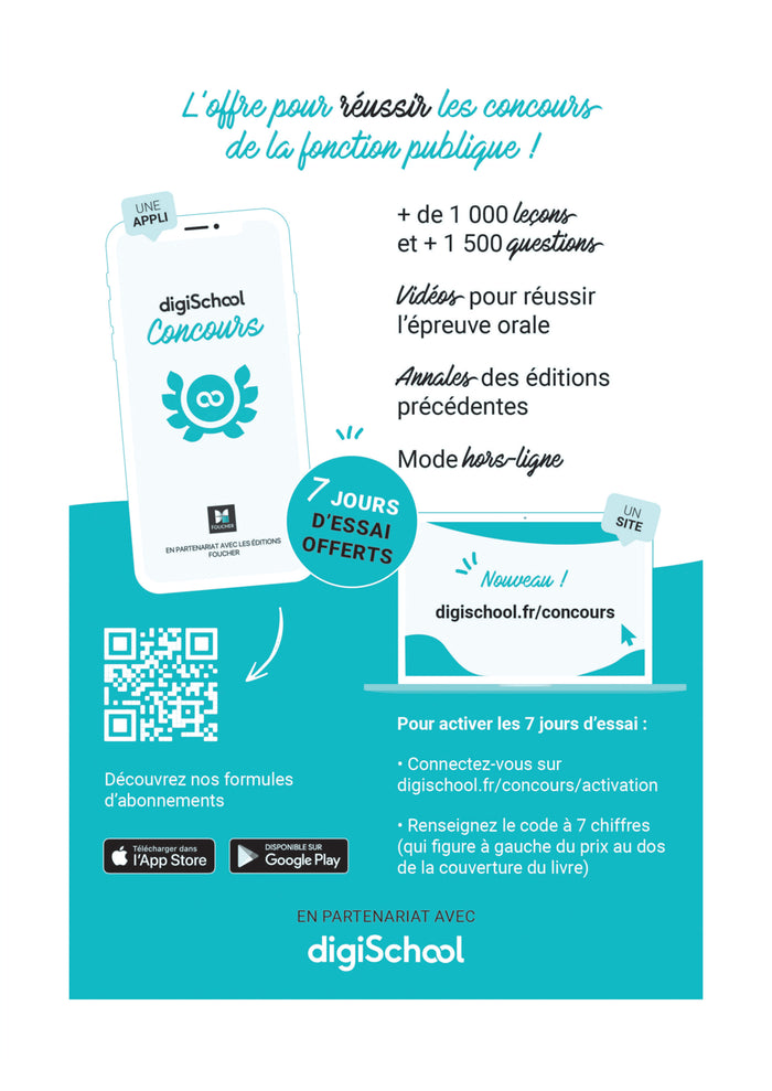 Réussite Concours - Gendarme adjoint volontaire - APJA et EP- 2024-2025 - Préparation complète