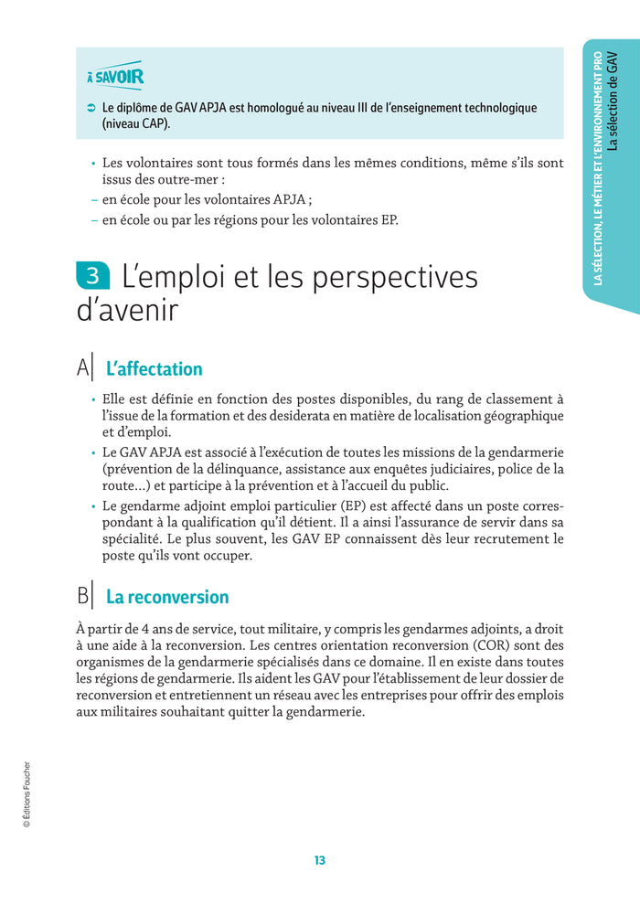 Réussite Concours - Gendarme adjoint volontaire - APJA et EP- 2024-2025 - Préparation complète