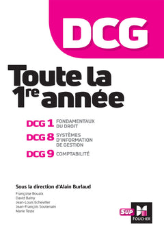 DCG - Toute la 1ère année du DCG 1, 8, 9 en fiches - 2024 - Révision 2024-2025
