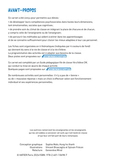 Vie de classe Vie d'élève Magellan CM