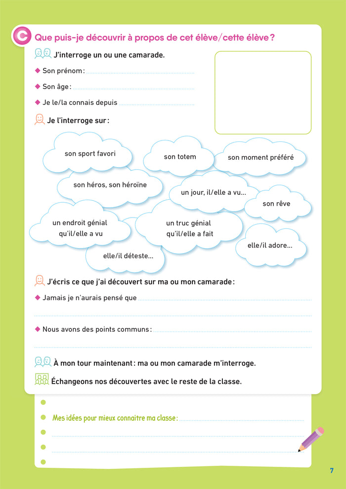 Vie de classe Vie d'élève Magellan CM