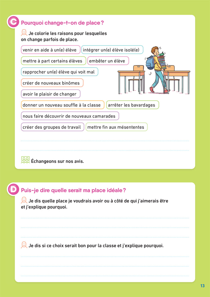 Vie de classe Vie d'élève Magellan CM