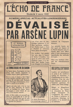 Escape game adultes Arsène Lupin et la pie voleuse