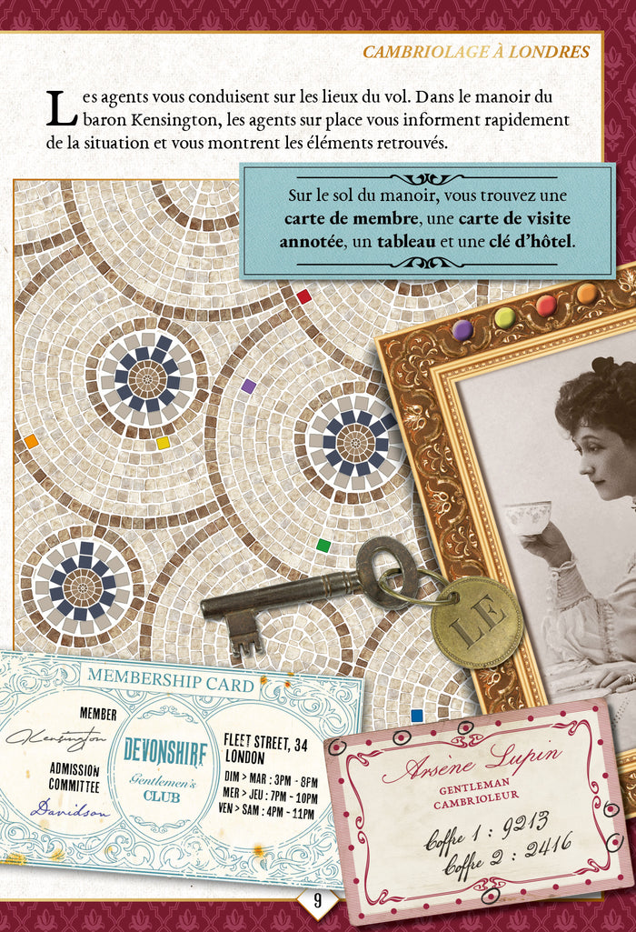 Escape game adultes Arsène Lupin et la pie voleuse
