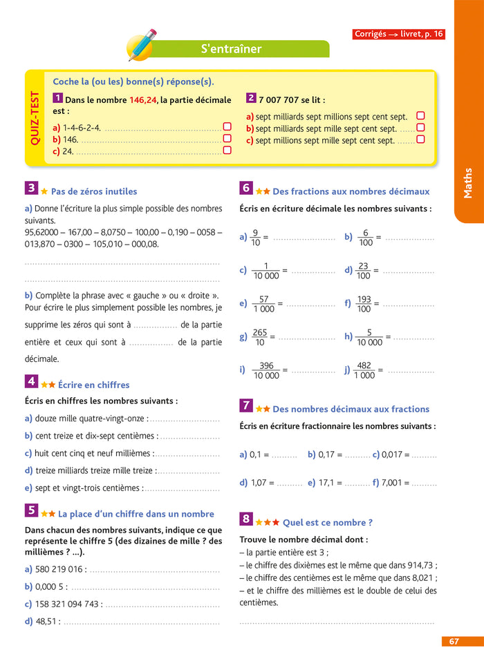 Pour comprendre Toute la 6e