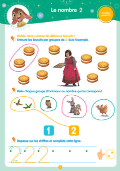 Disney - Wish - De la Petite à la Moyenne Section - Cahier de vacances 2025