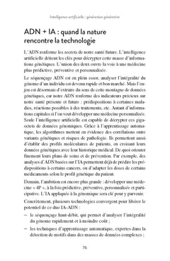 Intelligence artificielle : Génération Générative