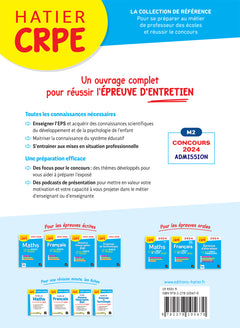 Epreuve d'entretien - CRPE 2024-2025 - Epreuve orale d'admission