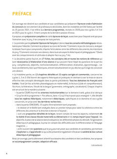 Français - CRPE 2024-2025 - Epreuve orale d'admission