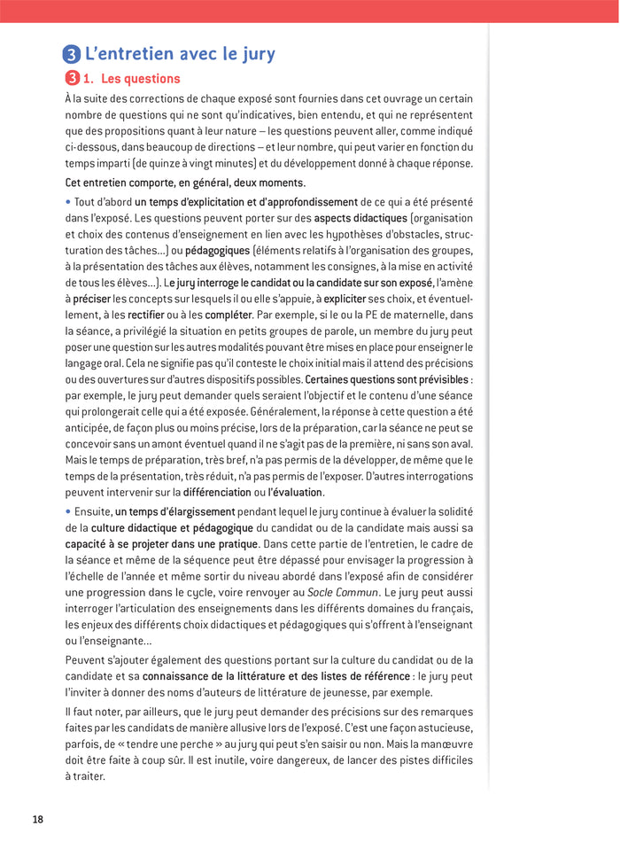 Français - CRPE 2024-2025 - Epreuve orale d'admission