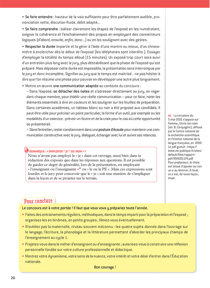 Français - CRPE 2024-2025 - Epreuve orale d'admission