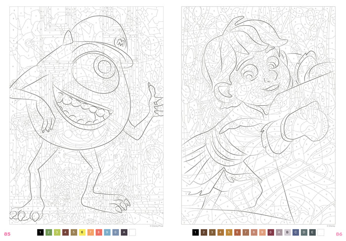 Coloriages mystères Disney - Trompe l'oeil Babies