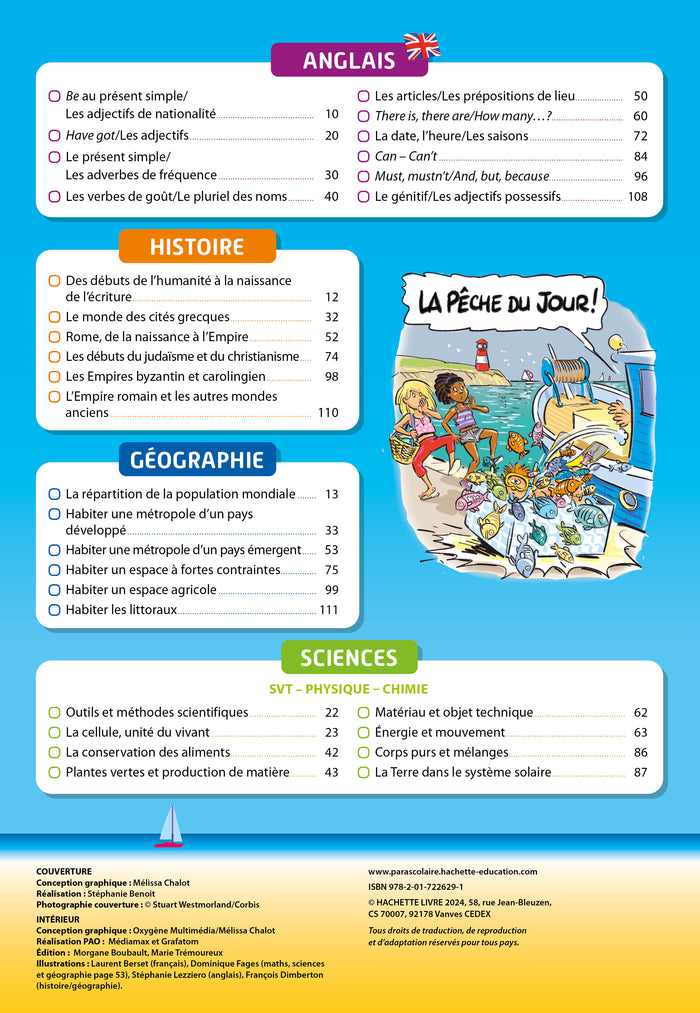 Passeport - Toutes les matières - De la 6e à la 5e - Cahier de vacances 2024