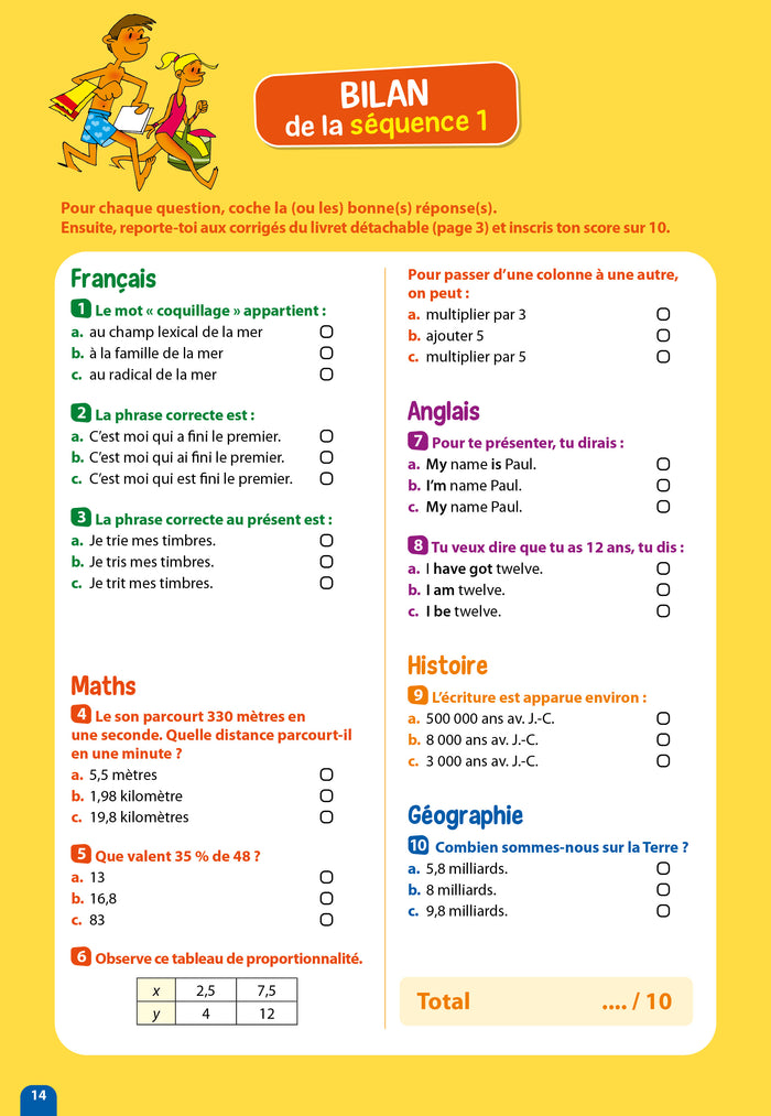 Passeport - Toutes les matières - De la 6e à la 5e - Cahier de vacances 2024