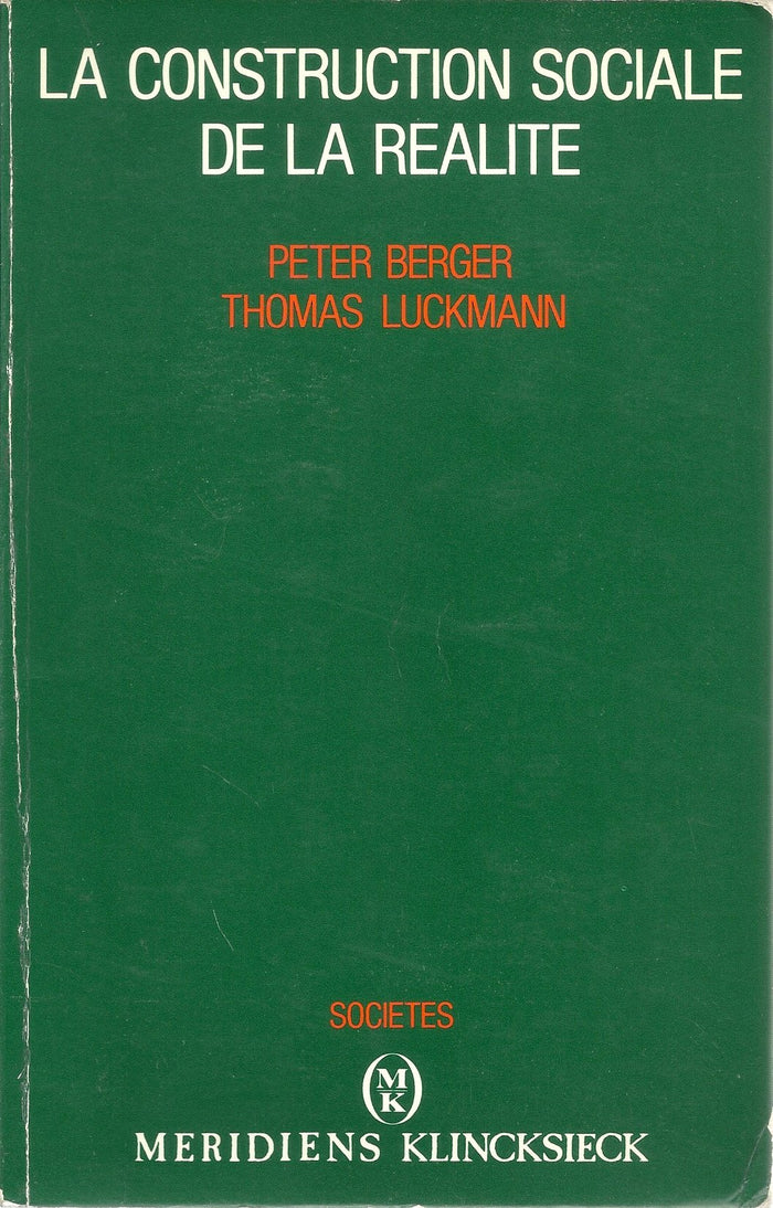 La construction sociale de la réalité