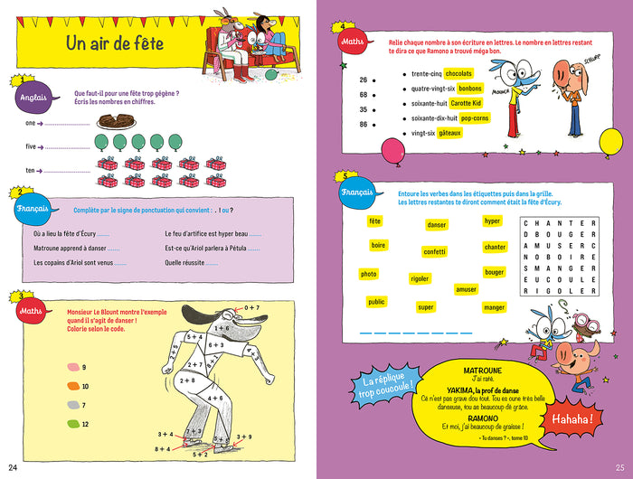 Cahier de vacances 2025 Ariol - Les incollables - CP au CE1 - 6/7 ans