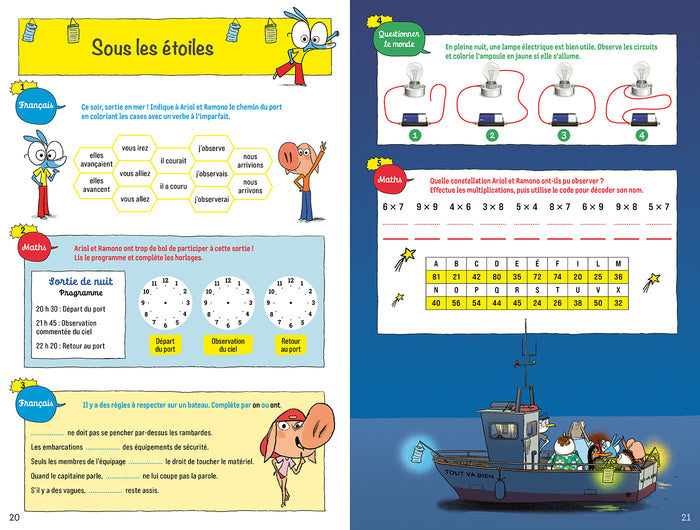 Cahier de vacances 2025 Ariol - Les incollables