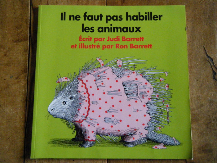 Il ne faut pas habiller les animaux