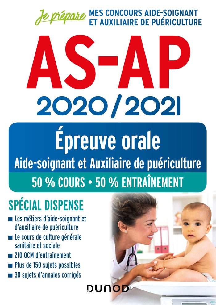 AS-AP 2020/2021 - Epreuve orale - Concours Aide-Soignant et Auxiliaire de Puériculture - Spécial dis